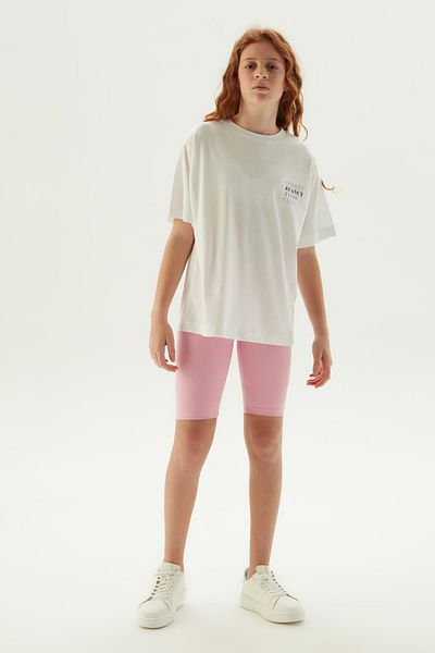 Tyess Λευκό μπλουζάκι για κορίτσια BG Store