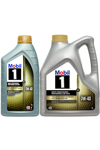 Mobil 1 FS 0W40 Motor Yağı 4 L + 1 L ÜT:2024