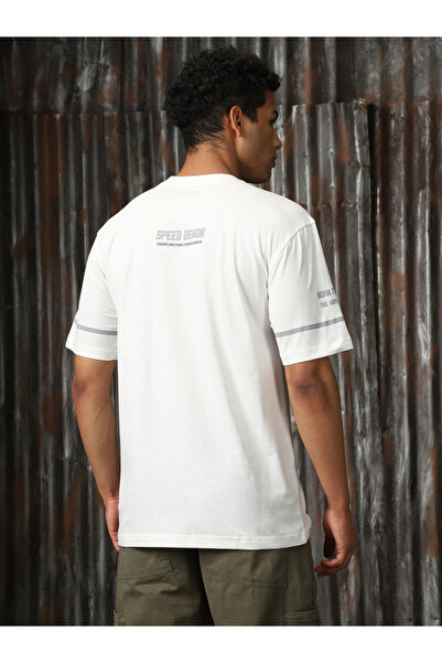 High Star By Styli Graphic Print Cotton Relaxed Fit T-Shirt