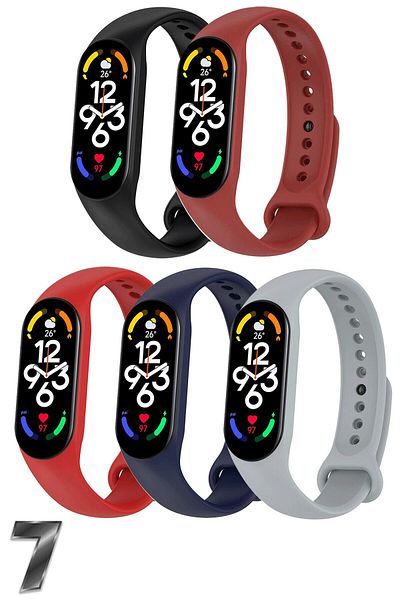 PUFWİN مجموعة Xiaomi Mi Band 7 المتوافقة مع 5 نطاقات