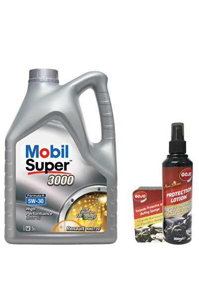 Mobil Super 3000 Formula R 5W30 Renault Araç Motor Yağı 5 L ÜT:2025