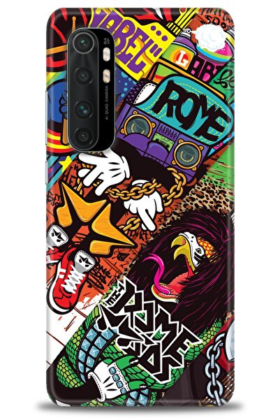 MRCİLETİSİM Xiaomi Mi Note 10 Lite Kılıf HD Baskılı Kılıf - Rome