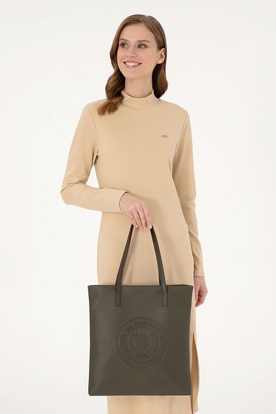 U.S. Polo Assn. Women's Khaki Handbag 50303398 -Vr027