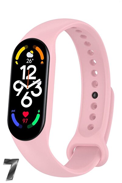 PUFWİN Xiaomi Mi Band 7 Uyumlu Silikon Kordon