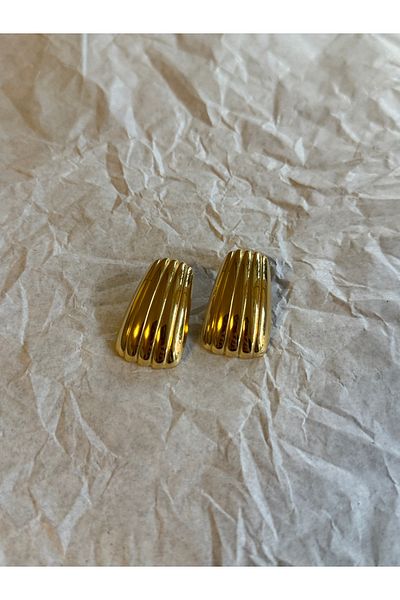 shop Vintage Gold Steel Earring