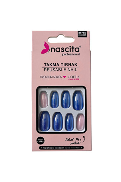 nascita Takma Tırnak - Renkli Coffin No: 183 24 Adet