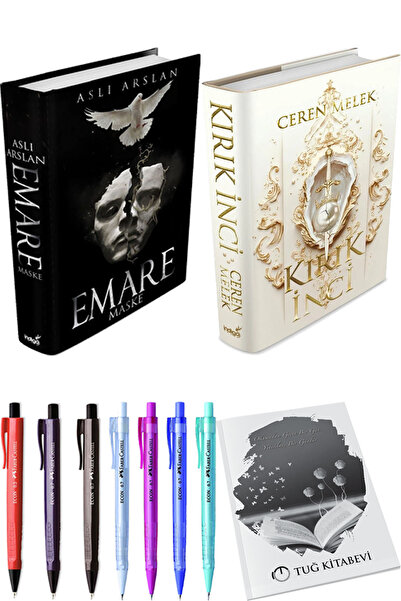 İndigo Kitap Emare Maske Ciltli ve Kırık İnci Ciltli + Hediyeli