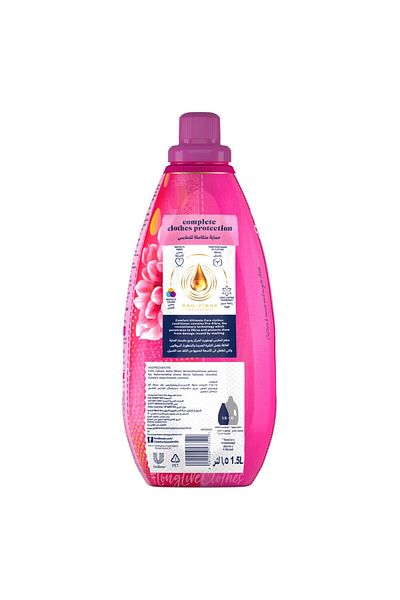 Comfort منعم الأقمشة المركز برائحة الأوركيد والمسك، عطر يدوم طويلاً، 1.5 لتر