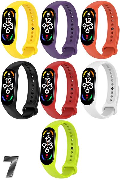 APEXEL مجموعة سوار السيليكون المتوافقة مع Xiaomi Mi Band 7
