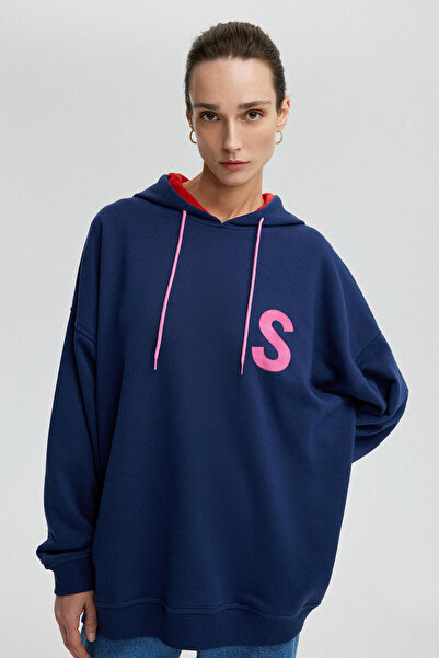 Touché Privé Letter Printed OVERSIZE SWEATSHIRT