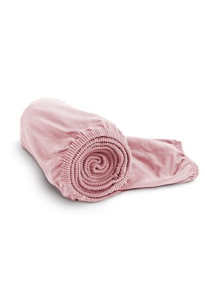 Tertio Combed Cotton Elastic Single or Double Sheet - Powder