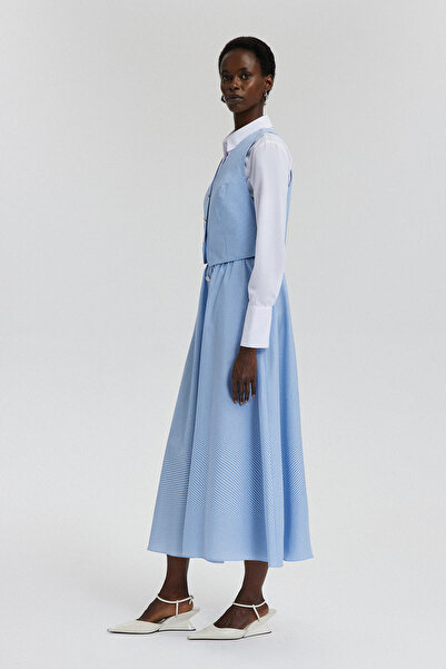 Touché Privé Set Gingham vesta a sukně