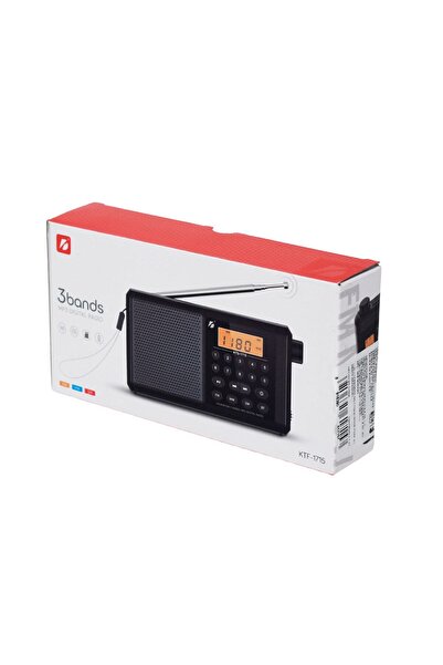 ULTRATEKNO KTF-1715 Dijital Ekranlı Saatli Manuel Kanal Arama & Kayıt Özellik...