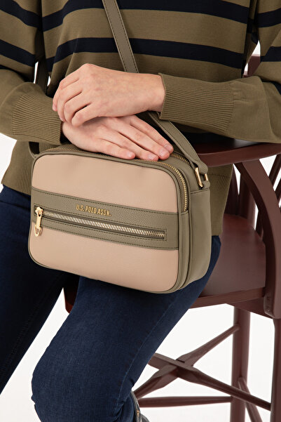 U.S. Polo Assn. Women's Beige Crossbody Bag 50300278 -Vr011