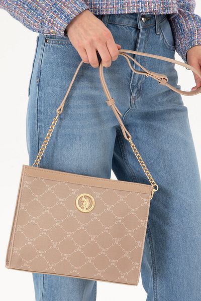 U.S. Polo Assn. Women's Mink Crossbody Bag 50300260 -Vr052