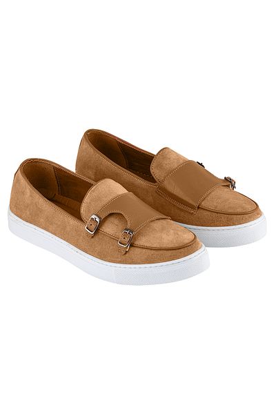 NOOSY Genuine Leather Tan Men's Sneakers