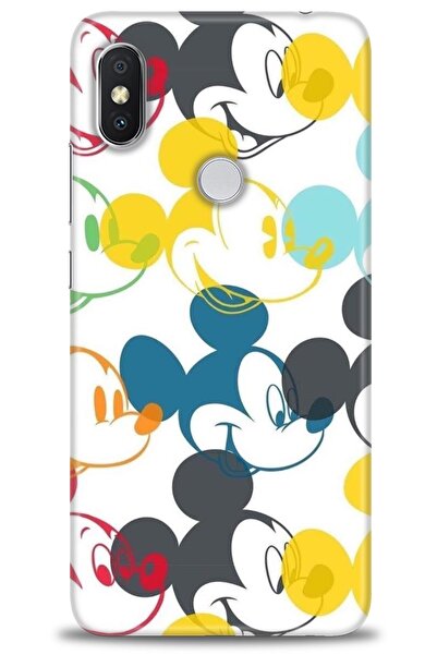 GMOtp Xiaomi Redmi Note 6 Pro Kılıf - Renkli Mickey Mouse