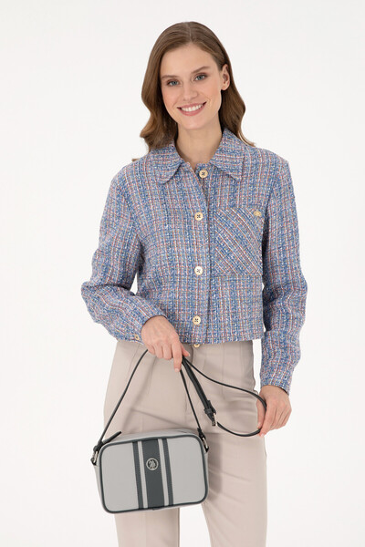 U.S. Polo Assn. حقيبة كروس رمادية نسائية 50293672-VR024