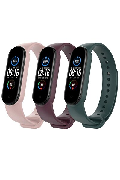APEXEL Xiaomi Mi Band 5 Ve 6 Uyumlu Kordon Seti 3lü