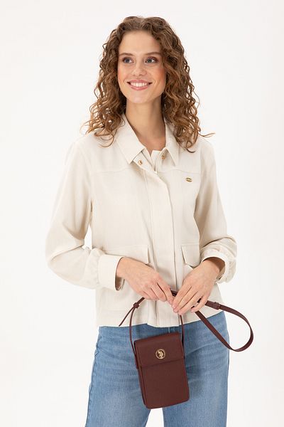 U.S. Polo Assn. Women's Burgundy Phone Bag 50300339 -Vr014