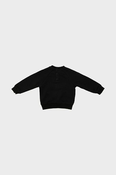 Gb Bayb Layette Bg Store Baby Girl Black Sweatshirt 22Fw0Bg2433