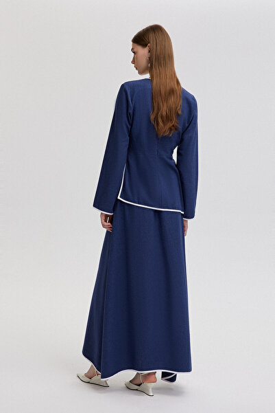 Touché Privé Linen Set - Contrast Piping Detail