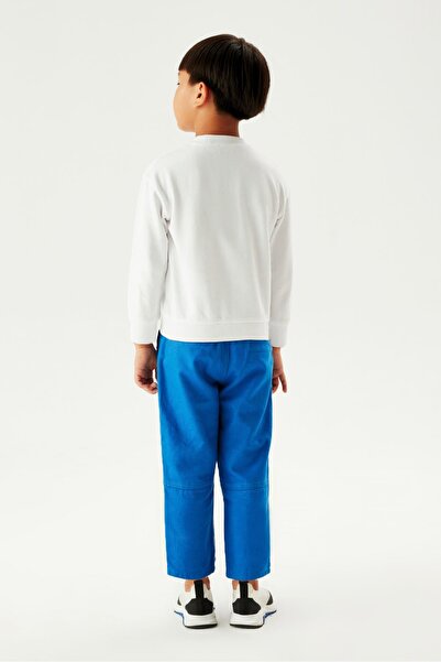 Nebbati Bg Store Boy White φούτερ 23fw0nb3426