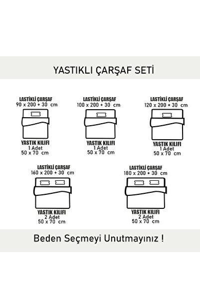 Rebeka Pembe İpliğinden Boyalı Kumaş Lastikli Fıtted Yastıklı Çarşaf Seti