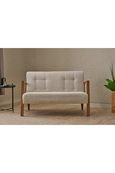 Rabi Kemer İkili Koltuk Krem