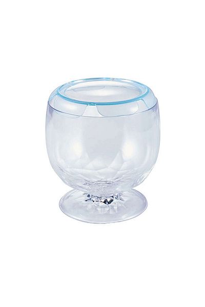 Ista Stylish Display Case - Round Tank - Blue Zrnet
