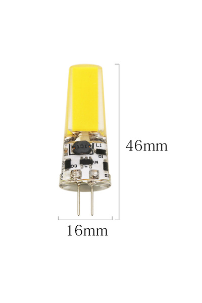 ROHS 5 ADET 220 VOLT 9 WATT G4 LED AMPÜL (BEYAZ IŞIK )