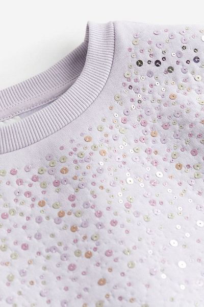 Zeyder Kids Girl's Sequin Sweatshirt
