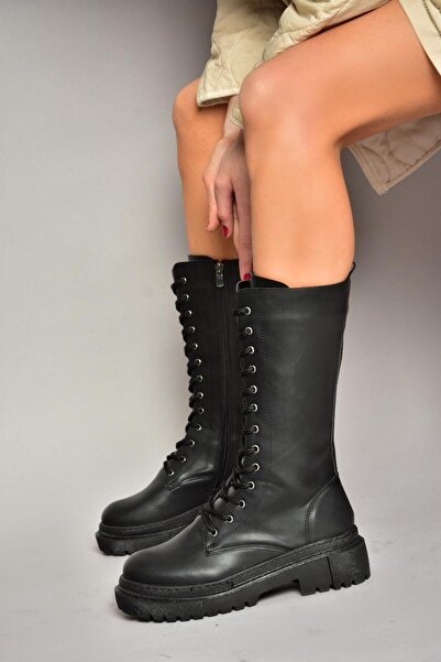 Fox Shoes T 239956009 Černé šněrovací boty