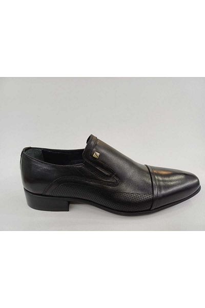 Fosco Genuine Leather Classic Waiter Small Size Shoes