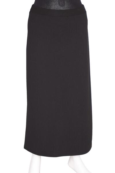 Hermevsim Femei Eray - Fusta neagră Scuba, fără căptușeală și elastic