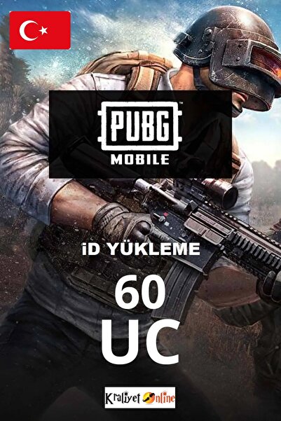 KraliyetOnline Pubg Mobile 60 UC iD Yükleme TR