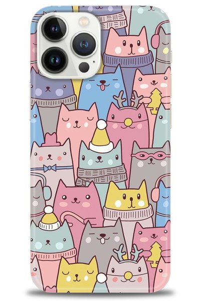 MRCİLETİSİM Tecno Spark 10 Pro Case Hd Printed Case - Cats
