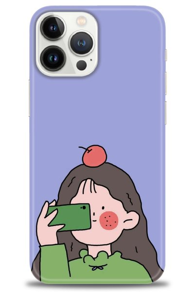 MRCİLETİSİM Tecno Spark 10 Pro Case Hd Printed Case - Green Girl