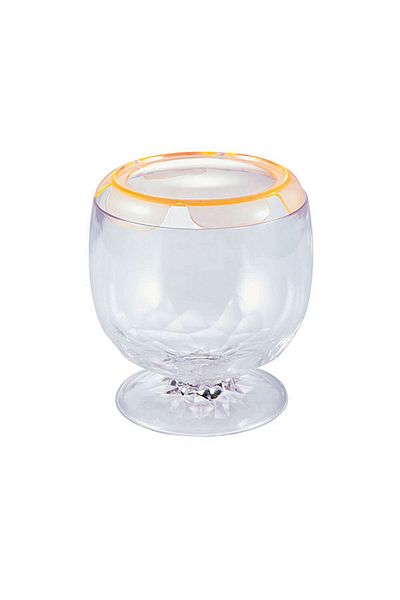 Ista Stylish Display Case - Round Tank-Orange Zrnet