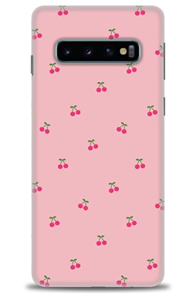 MRCİLETİSİM Samsung Galaxy S10 Kılıf HD Baskılı Kılıf - Minik Kirazlar + Tam ...
