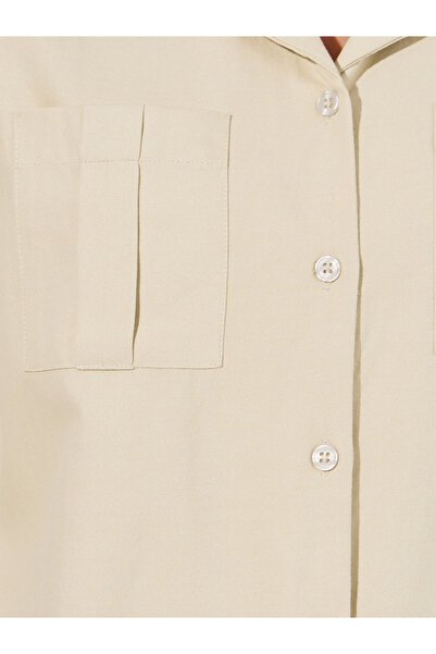 Styli Button Down Collar Neck Loose Fit Shirt