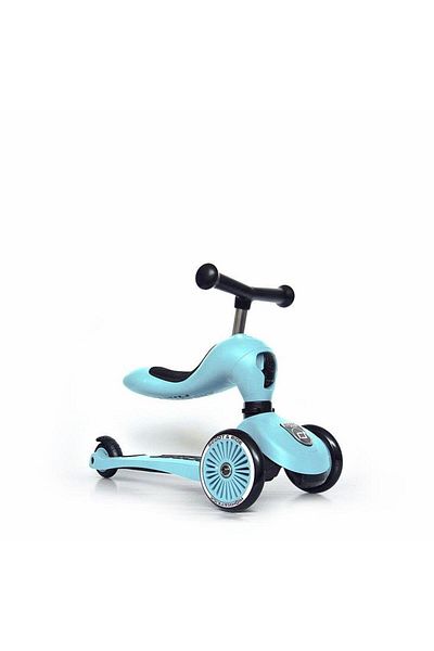 SCOOT AND RIDE Turquoise Highwaykick 1 Kids Scooter - With Seat,160629-96352