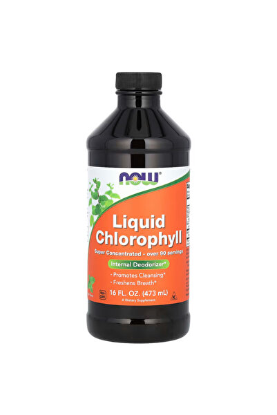 Now Liquid Chlorophyll, Super Concentrated, Internal Deodorizer Boost Energy,...