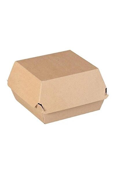 GİZPAK Hamburger Kutusu Natural 13x13x10cm 100 ADET