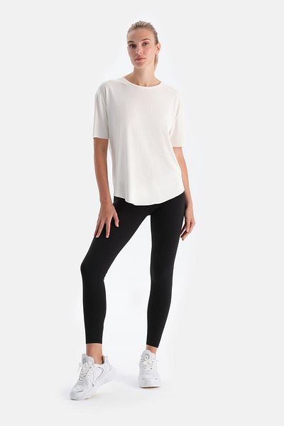 Dagi Schwarze Raised-Leggings für Damen