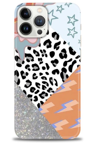 MRCİLETİSİM Tecno Spark 10 Pro Case Hd Printed Case - Leopard and Lightning +...