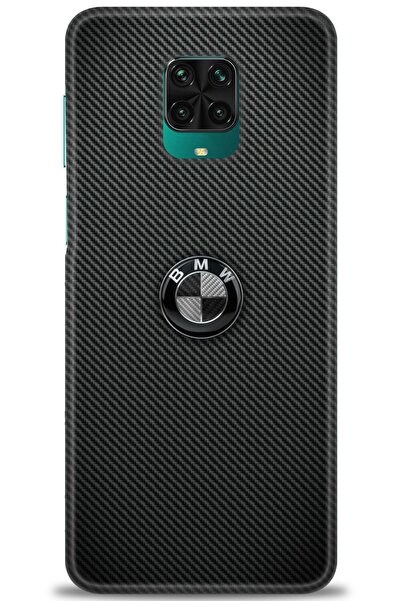 MRCİLETİSİM Xiaomi Redmi Note 9 Pro Kılıf HD Baskılı Kılıf - Bmw Siyah