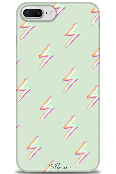 GMOtp حافظة آيفون 7 بلس مطبوعة بدقة عالية - البرق