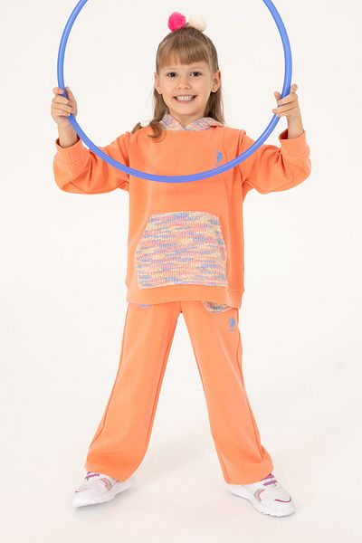 U.S. Polo Assn. Salmon Sweatpants for Girls 50290749 -Vr047