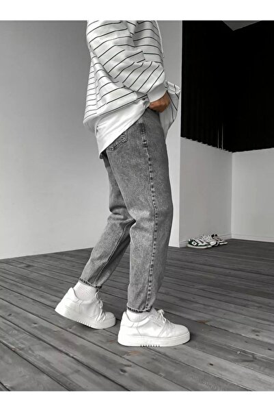 oraystore Acid Gray Boyfriend Pants